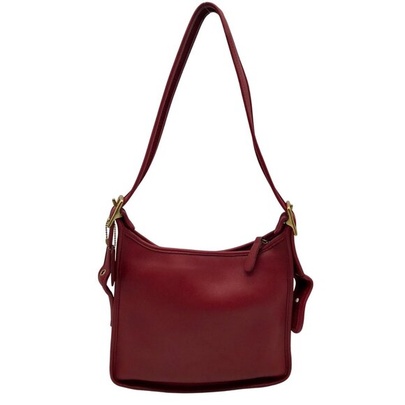 Coach Red Leather Vintage Legacy Zip Crossbody 9966